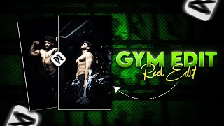 How To Edit Gym Reels CapCut  Instagram Trending Gym Edit Video  Gym Edit CapCut [upl. by Llewoh528]