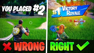 Stop Making These Mistakes In Fortnite Reload Zero Build Tips amp Tricks [upl. by Enelkcaj300]