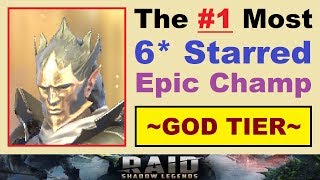 The 1 MOST 6 STARRED Epic in RAID Shadow Legends Tayrel Champion Guide [upl. by Wetzel]