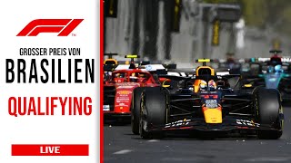 Großer Preis von Brasilien Das Qualifying  Formel 1 Live Watchparty [upl. by Nauaj52]