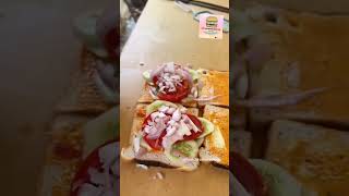 STREET SANDWICH 🥪  food vlogs minivlog shorts [upl. by Yramesor]