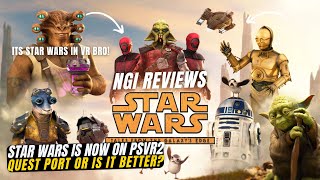 Star Wars Tales from the Galaxys Edge Enhanced Edition PSVR2 Review [upl. by Sedruol]