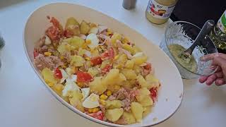 SALADE DE POMME DE TERRE ÉCONOMIQUE [upl. by Roswell]