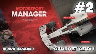 Motorsport Manager Türkçe Oynayış  Galibiyet geldi  Bölüm 2 f1 formula 1 auto racing [upl. by Teplica]