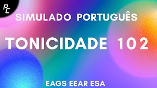 Simulado de Português 102  Tonicidade [upl. by Anitselec643]