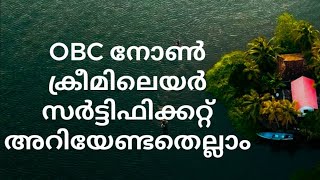 OBC നോൺ ക്രീമിലെയർ സർട്ടിഫിക്കറ്റ് അറിയേണ്ടതെല്ലാം OBC non creamy layer certificate kerala [upl. by Yehsa]