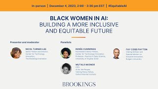 Black women in AI Building a more inclusive and equitable future [upl. by Etteyniv289]