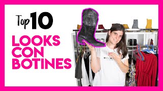 10 OUTFITS PERFECTOS con BOTINES  Cómo combinar botines OtoñoInvierno 201920 [upl. by Campos]