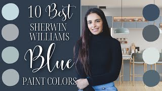 10 BEST Sherwin Williams Blue Paint Colors [upl. by Butch]