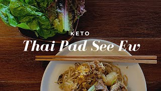 KETO  Thai Pad See Ew  Konjac  Shirataki Noodles [upl. by Carisa]