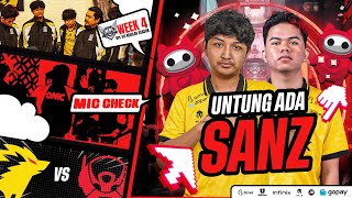 SANZ LAGI SANZ LAGI  MIC CHECK ONIC VS BIGETRON MPLID SEASON 13 WEEK 4 [upl. by Zeralda]