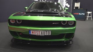 Dodge Challenger SRT Hellcat Car Exterior Walkaround [upl. by Svoboda]