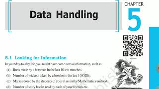 Data handling  chapter 5 class 8 maths [upl. by Alaekim134]