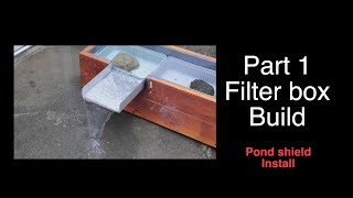 How to build a pond planter filter box part one [upl. by Elboa]