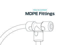 How to make a JG Speedfit pushfit MDPE connection [upl. by Dumm]