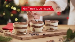 Recette de mini Tiramisu au Nutella ® [upl. by Korff]