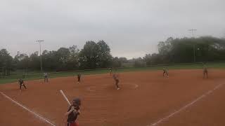 Strassburger Single and Steals Home Queens Nassau Comets [upl. by Trina]