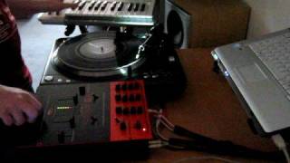 small compose session with Vestax PDX3000 miditurntable [upl. by Annaili]