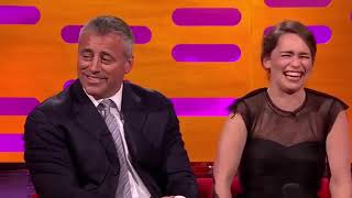 The Graham Norton Show S19E10  Matt LeBlanc Emilia Clarke Kate Beckinsale Dominic Cooper [upl. by Linders]