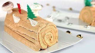 Recette de la Buche de Noël traditionnelle [upl. by Linoel137]