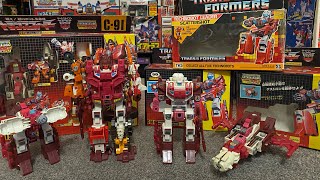 Transformers generation one complete scattershot collection G1 vintage combiner takara gig variant [upl. by Bobina]