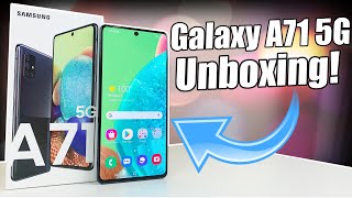 Samsung Galaxy A71 5G Unboxing amp First Impressions [upl. by Kus]