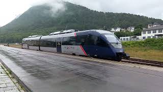 🇳🇴 Åndalsnes Norway SJNord Bombardier Talent BM93 [upl. by Olav]