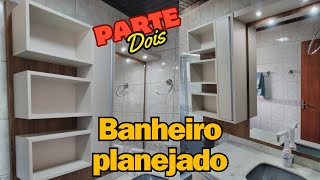 Como fazer banheiro planejado em MDF PARTE 2 [upl. by Doley695]