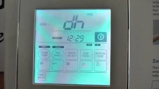 LG Air Conditioner Deluxe Wall Controller Demonstration [upl. by Stanwood330]