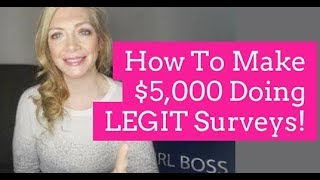 How To Make 5000 doing LEGIT surveys [upl. by Etsirhc870]