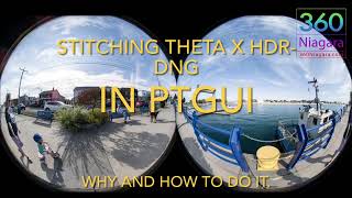 Stitch Ricoh Theta X with PtGui [upl. by Gannie]