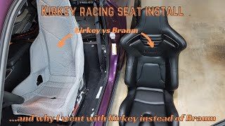 How to Install a Braum errr Kirkey Lightweight Racing Seat in a Dodge Challenger [upl. by Lilian]