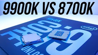 Intel i99900K vs i78700K  Best Gaming CPU [upl. by Normalie]