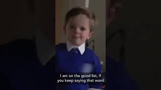 Kid threatens to uppercut Santa 🎅 [upl. by Sallad]