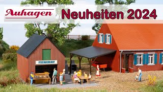 Auhagen Modellbahn Neuheiten 2024  Spur H0 und TT [upl. by Heddie]