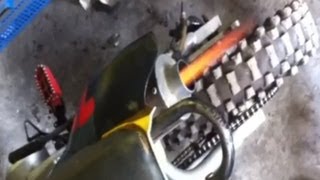 PitBike 125cc backfire flames [upl. by Bihas]