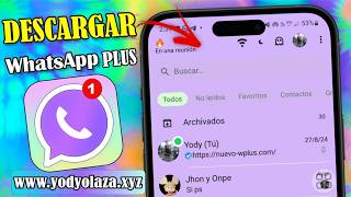 WHATSAPP PLUS 2024 ▷ última versión DESCARGAR APK Original ✅ [upl. by Rahr]