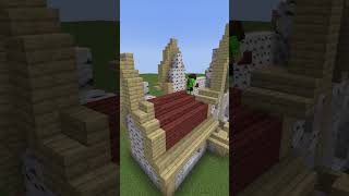 Minecraft Birch and Diorite House minecraft starterhouse minecraftbuilding simplebuild [upl. by Alrac672]