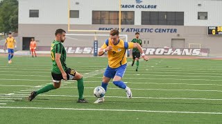 Tabor College Men’s Soccer vs Doane [upl. by Enoek]