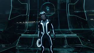 Tron Legacy 2010  Rinzler vs Sam Flynn Batalla de discos [upl. by Enaasiali]