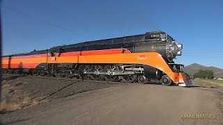 Daylight 4449 Steams to Bend Oregon 24 June 2017  SP 4449 Southern Pacific 484  Airailimages [upl. by Camellia]