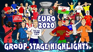 🏆Euro 2020 Group Stage Highlights🏆 [upl. by Zetrac]