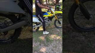 2020 RMZ 450 Launch First Gear [upl. by Aramoiz]