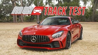 2018 MercedesAMG GT R  Track Test [upl. by Ainoet]