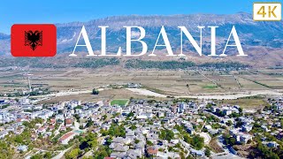 Flying Over Albania 4K  Amazing Drone Aerial View of Tirana Berat and Gjirokaster [upl. by Bevis]