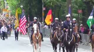 2014 13 NYC von Steuben Parade [upl. by Thorrlow]