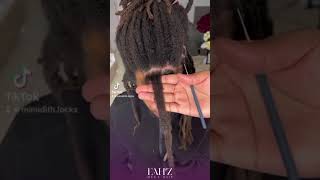 Colocação de Dreads hairstyles braids trancaraiz hairstyle trancistaraiz hair tranca hairtok [upl. by Ahsienad]