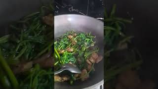 kangkong for dinner [upl. by Eednak]