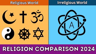 Religious Countries vs Irreligious Countries  Religion Comparison 2024 [upl. by Efthim]