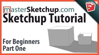 Sketchup Tutorial For Beginners  Part One [upl. by Nywroc252]